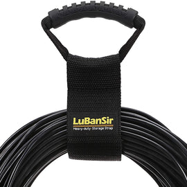 LuBanSir Portable Extension Cord Organizer, 20" (2 Pack) Heavy-Duty Hook and Loop Storage Straps with Carrying Handle fit Garages, Gardens, RV and Boat Organization