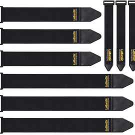 LuBanSir Cinch Straps, Assorted 9 Pack（9“/12”/18“） Super-Stretch Storage Straps Fit House, Garage, Workshop, Boat, Car Organization