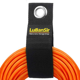 LuBanSir 9 Pack Extension Cord Holder, 17" Heavy Duty Hook and Loop Storage Strap Fit Extension Cords, Garden Hoses, Rope, RV Storage and Organization