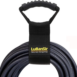 LuBanSir Extension Cord Storage Straps, 22" (2 Pack) Heavy-Duty Hook and Loop Straps with Carrying Handle fit Extension Cord, Garden Water Hoses and Garage Tool