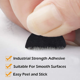 LuBanSir Self Adhesive Dots, 600pcs (300 Pairs) 0.78 Inch / 20MM Diameter Sticky Back Coin Dots with 2 Roll 1" Width Hook and Loop Adhesive Tapes - 6.55 Feet Length, Black