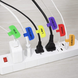 LuBanSir 35 Pack Cable Labels, Multicolor Write On Cord Labels for Cable Management and Identification